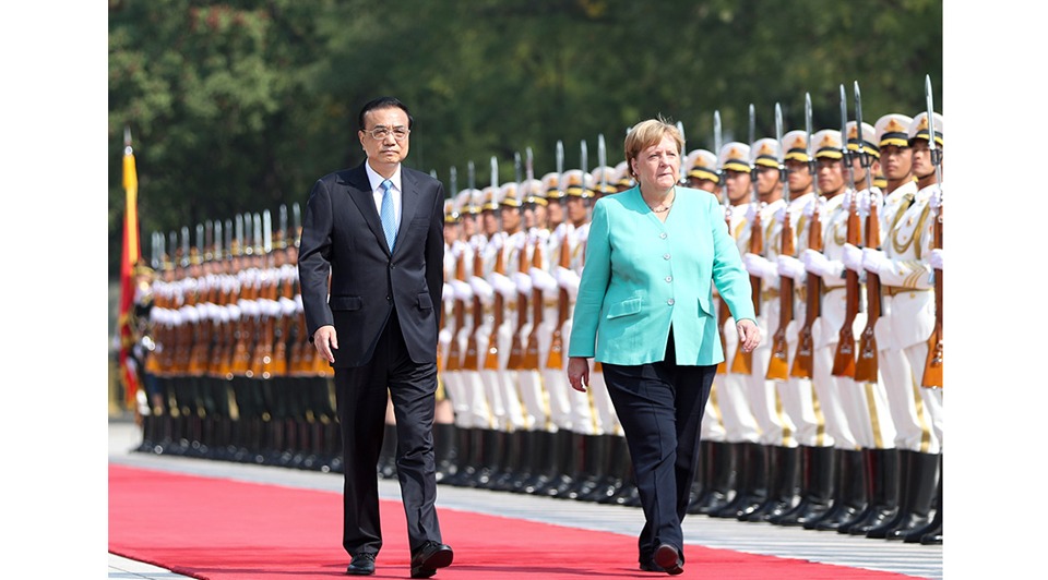 Premier Li holds ceremony to welcome German chancellor:3