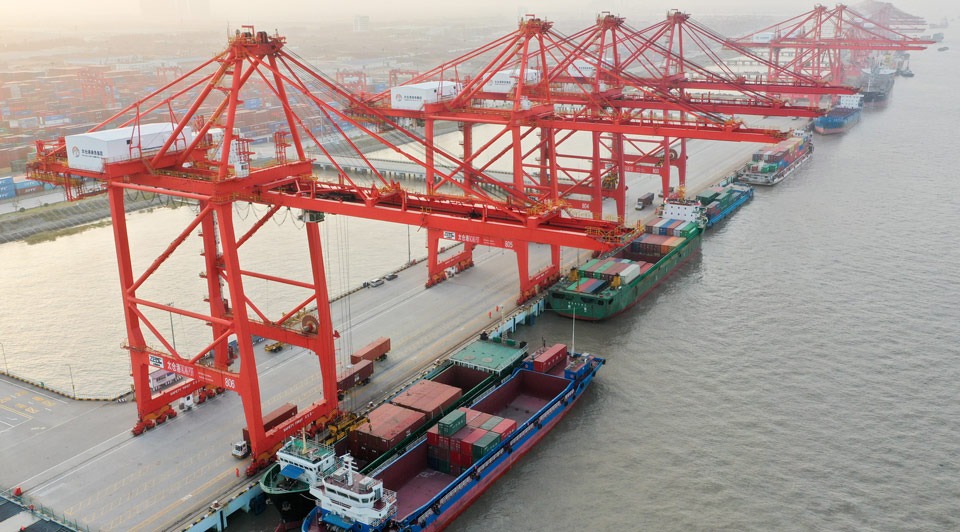 China's foreign trade up 3.4% in 2019:3