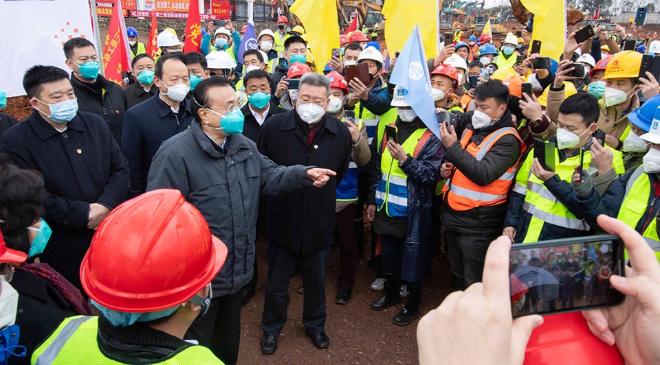 Premier inspects epidemic control work in Wuhan:0