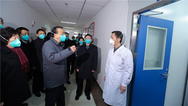 Premier Li visits lab monitoring novel coronavirus in Wuhan:0