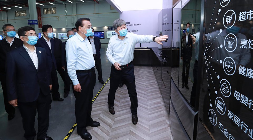 Premier Li makes special trip to enterprise in E China:2