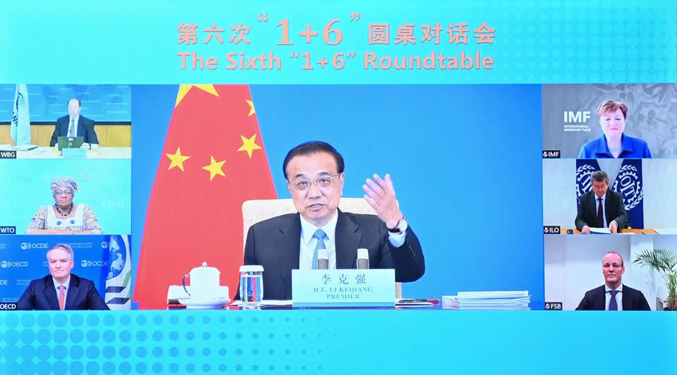 Premier calls for enhancing cooperation to promote steady world economic recovery:0