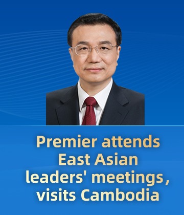 Premier attends East Asian leaders' meetings, visits Cambodia