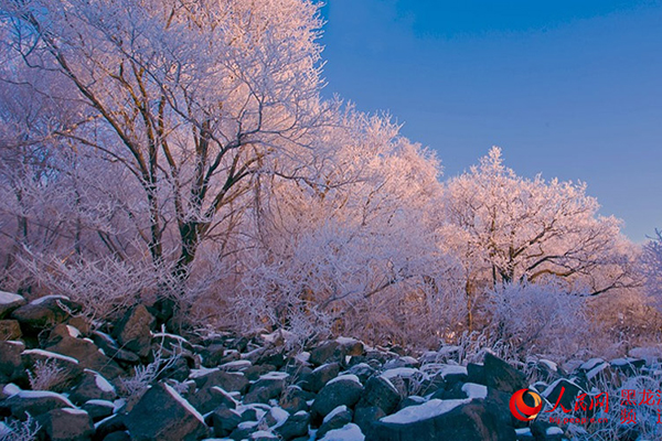 Dense forest and rushing river, Diaoshui Lake, Jingpo Lake National  Geopark, Mudanjiang, Heilongjiang Province, China Stock Photo - Alamy