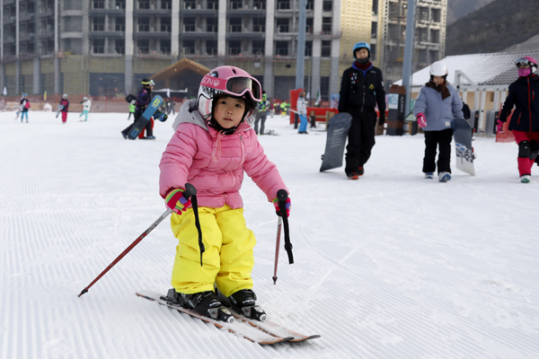 People Ski In Chongli County, N China’s Hebei