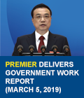 Premier delivers government work report 